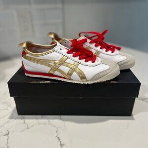 Women's Size 6 - Onitsuka Tiger Mexico Gold/Red - Used Very Good